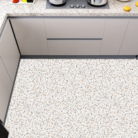 Exploiter Großhandels preis Square Terrazzo Vinyl boden Große Qualität Peel and Stick Indoor Decor PVC Bodenfliesen