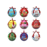 LOGO personalizzato 8cm adesivo in schiuma di Natale palla personalizzato per casa carta Decoupage per albero ornamenti e Baubles