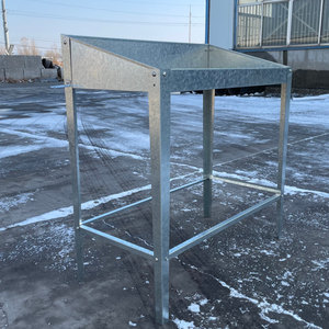 Jardinière surélevée extérieure avec roues, bac à plantes surélevé <span class=keywords><strong>en</strong></span> métal pour légumes et fleurs - Product Image 4