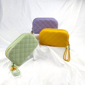 Bolsas de Cosméticos de Silicona Personalizadas con Cierre de Cremallera, Diseño de Caramelos, Organizador de Maquillaje, Cubos de Embalaje para Viaje - Product Image 2