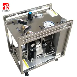 TEREK品牌高压试验机，用于氧气气瓶的静压测试
