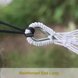 SANTTA <span class=keywords><strong>Amaca</strong></span> Doppia Portatile <span class=keywords><strong>Marrone</strong></span> da 150 cm (5 piedi) con Barra Distanziatrice in Legno per Campeggio, Cortile, Patio e Giardino - Product Image 4