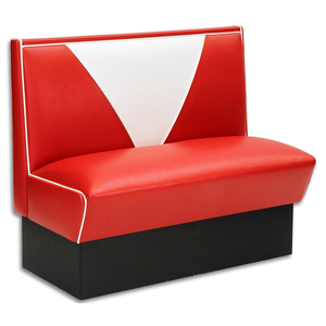 Conjunto de Mesa y Sillas de Comedor Clásicas Estilo Americano de Mediados de Siglo, con Respaldo en Forma de V, de Acero Inoxidable, Duraderas - Product Image 4