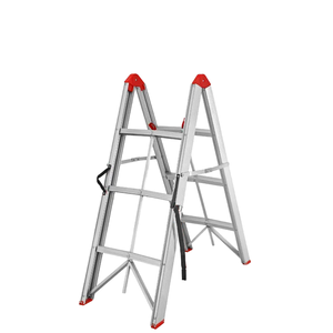 Scala domestica a 3 gradini antiscivolo a forma di A, <span class=keywords><strong>in</strong></span> lega di alluminio, pieghevole, leggera, con corrimano, OEM, per uso domestico, <span class=keywords><strong>cucina</strong></span> e soppalco. - Product Image 1