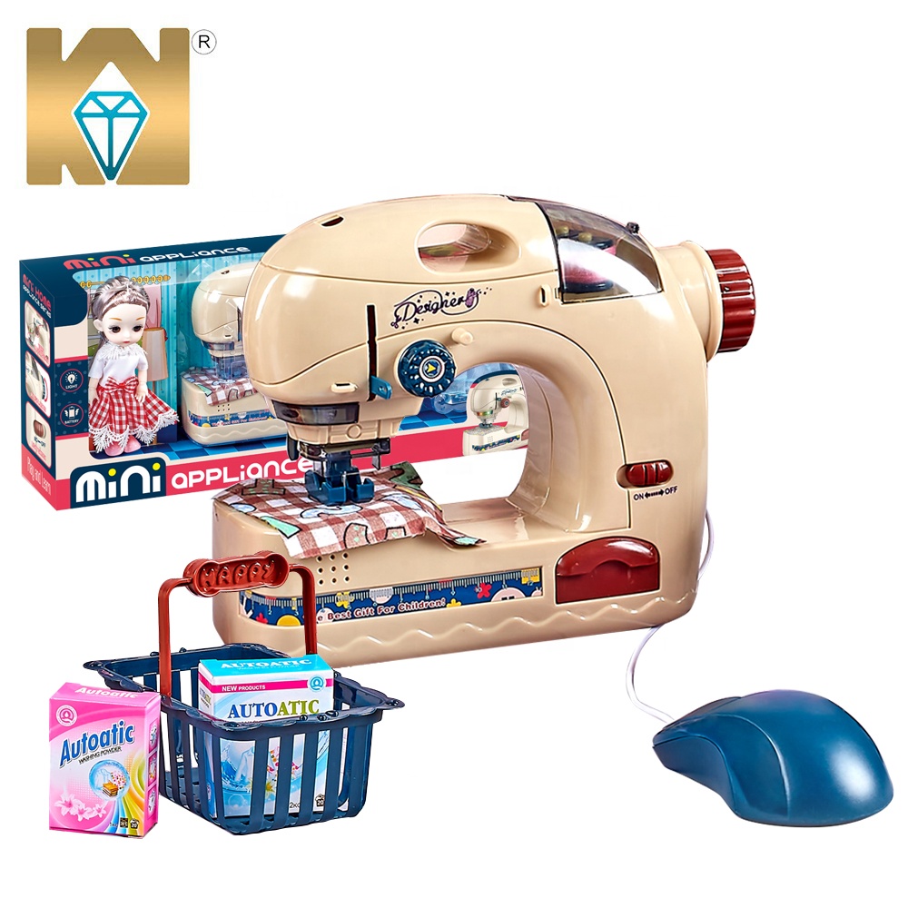 Бытовая техника, игрушечная швейная машина, детская игрушка для ролевых игр, развивающая швейная машина, игрушки для детей