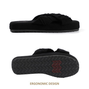 Pantofole da donna in finto lino con cartoni animati, sandali creativi e adorabili a forma di animale Fugu, sandali da casa con suola spessa in lino, silenziosi e morbidi - Product Image 5