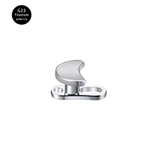 Gaby 16 Gauge ASTM-F136 Acier Inoxydable Plaqué Titane G23 Sans Nickel Sans Plomb Vintage Micro Dermal à Filetage Interne pour Mariage
