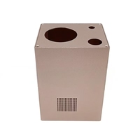 Boîtier en aluminium usiné sur mesure par CNC, profilé pour alimentation électronique, extrusion anodisée, châssis d'instrument, dissipateur thermique