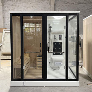 <span class=keywords><strong>Sauna</strong></span> <span class=keywords><strong>nudista</strong></span> de moda y sala de vapor Sala de ducha combinada Baño Yacuzic Keya <span class=keywords><strong>Sauna</strong></span> infrarroja al aire libre - Product Image 2