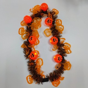 Collier lumineux Halloween <span class=keywords><strong>2023</strong></span> décorations de fête en plastique, fournitures de Festival personnalisées - Product Image 2
