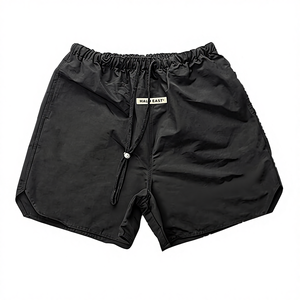 Shorts de bain décontractés pour hommes, 5 pouces, anti-plis, respirants, 220 GSM, séchage rapide, taille élastique, tissés - Product Image 4