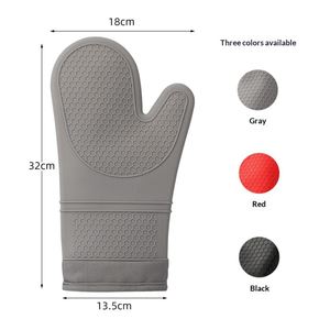 Gants de cuisine en silicone pour barbecue, sans BPA, gants de cuisson doux, résistants à la chaleur, mitaines de four en silicone - Product Image 2