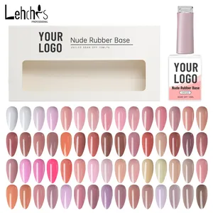 Nail supplies new nude pink build uv gel in a bottle professional natural nail polish product rubber base coat