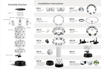 Grand système hydroponique vertical empilable en forme d'ananas avec éclairage LED pour la culture hors-sol en intérieur, pot de culture
