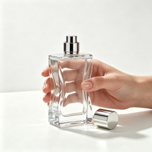 ขวดน้ำหอมดีไซน์หรูทรงเหลี่ยม 100 มล. จากคลังสินค้าขายส่งในสหรัฐอเมริกา แบบ EDP EDT ติดทนนาน 12 ชั่วโมง ฝาเกลียวแบบสเปรย์ รุ่นแก้วสแตนเลส - Product Image 4