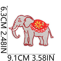 Patchs thermocollants en feutre non tissé brodés sur le thème de la culture indienne Diwali : Diya, Lotus, Éléphant, Auto-rickshaw, Temple, Dieu hindou, Chapeau