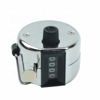 Contador de Metal soporte de visualización del contador Clicker mecánica Palm haga clic en Cuenta Clicker surtidos Color de mano de Metal mecánica