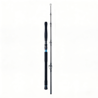 Joran Pancing Baitcasting Air Tawar & Air Asin Serat Karbon Aksi CEPAT Ultra Ringan untuk Penggemar Memancing di Laut