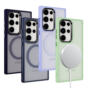 Custodia rigida <span class=keywords><strong>per</strong></span> paraurti in pelle con custodia magnetica antiurto <span class=keywords><strong>per</strong></span> telefono cellulare <span class=keywords><strong>per</strong></span> <span class=keywords><strong>Samsung</strong></span> <span class=keywords><strong>Galaxy</strong></span> <span class=keywords><strong>S22</strong></span> S23 S24 <span class=keywords><strong>Ultra</strong></span> - Product Image 4