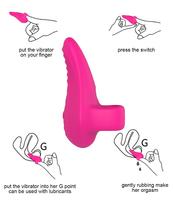 QIYI MINI Bullet Finger-Vibrator Sexspielzeug Klitoris-Stimulator Massagegerät Großartige Finger-Vibratoren für Frauen