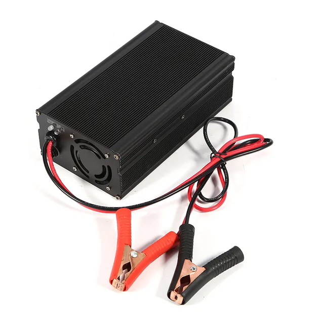Original 4S 8S 12V 14.6v 24v 48v 10a 20a 30a 45a Lifepo4 Charger 300w/600w Solar for Forklift Car Scooter Ebike UK/Brazil/AU