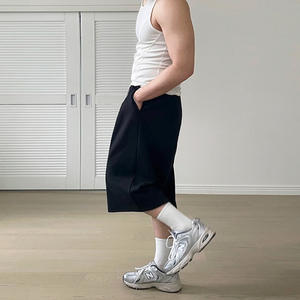 Pantaloncini da uomo con Logo personalizzato per allenamento da palestra <span class=keywords><strong>pantaloni</strong></span> sportivi <span class=keywords><strong>corti</strong></span> da uomo - Product Image 2