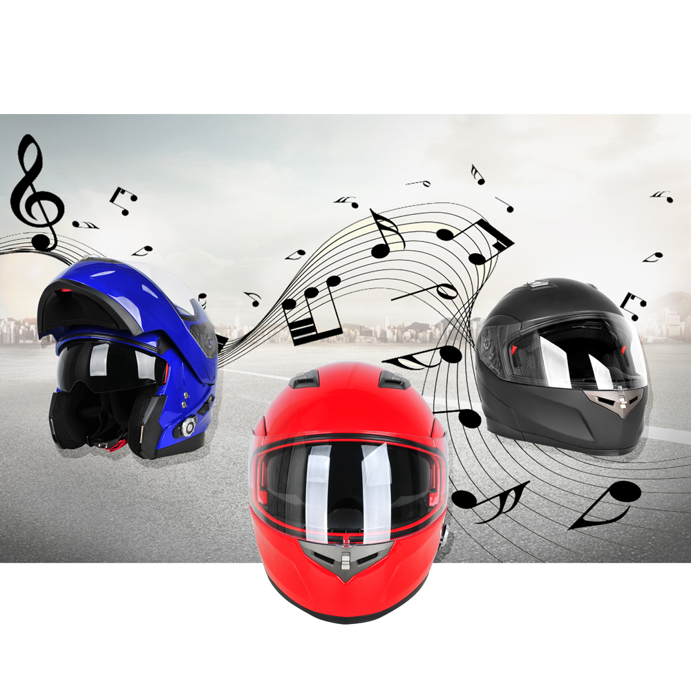 FreedConn BM2-S Bluetooth Motorcycle Helmet with 500M Intercom, FM