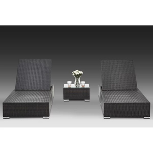 Salon de <span class=keywords><strong>jardin</strong></span> extérieur lit de repos chaise longue en <span class=keywords><strong>osier</strong></span> lit en rotin chaise longue chaises longue chaise longue plage hôtel chaise longue pour piscine - Product Image 6