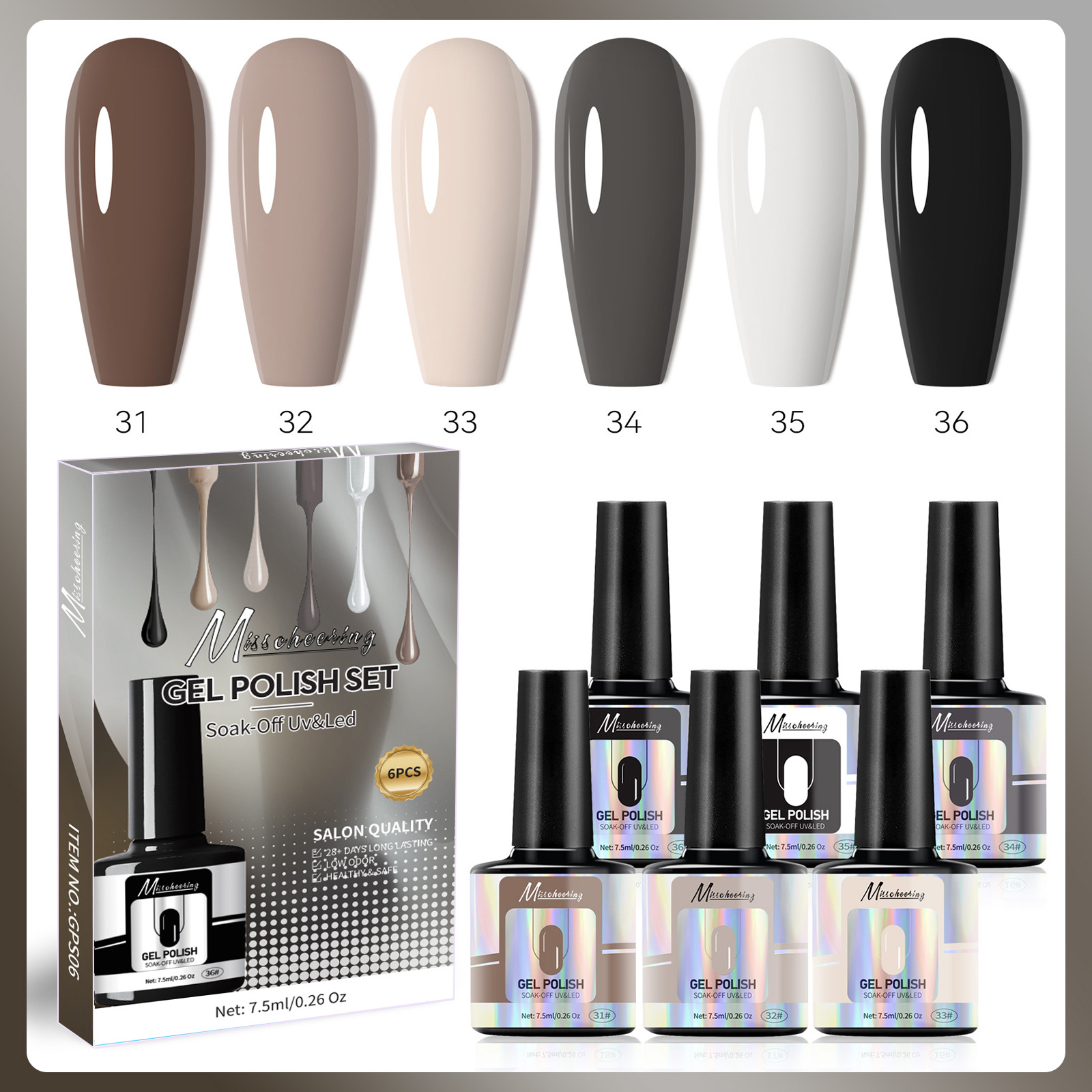 6 unids/set-6