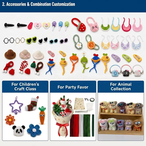 Kit de Manualidades para Niños <span class=keywords><strong>al</strong></span> <span class=keywords><strong>por</strong></span> <span class=keywords><strong>Mayor</strong></span>: Limpiapipas de Chenilla Esponjosos para Crear Animales de Peluche (<span class=keywords><strong>Gatos</strong></span> y Gatitos) para Proyectos de Arte y Manualidades - Product Image 6