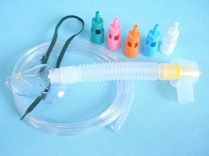 หน้ากากเวนทูรีแบบใช้แล้วทิ้งเกรดทางการแพทย์ PVC พร้อมตัวลดขนาด 6 ระดับ ลดราคาพิเศษ - Product Image 1