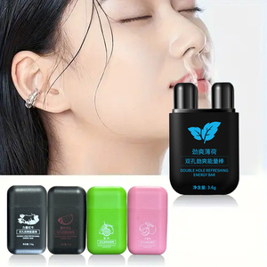 Inhalateur nasal huiles essentielles bâton nez refroidissement rafraîchissant énergie Fatigue menthol nez inhalateurs aromathérapie menthe artefact - Product Image 1