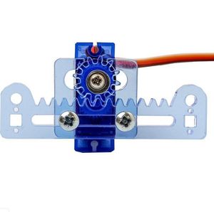 Servomoteur en plastique Fitec SG90 9g FS90, actionneur linéaire DIY, kits de robot imprimés en 3D, hélicoptère RC, voiture, récepteur de 1,3 kg inclus - Product Image 2