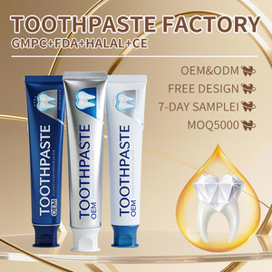 Dentifricio Personalizzato al <span class=keywords><strong>Bicarbonato</strong></span> di Sodio per Pulizia e Sbiancamento dei <span class=keywords><strong>Denti</strong></span>, Protezione Gengivale Lenitiva con Nicotinamide e Acido Ialuronico - Product Image 1