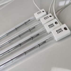 <span class=keywords><strong>Lámparas</strong></span> IR de onda media rápida de 1500W, tubo de curado infrarrojo de cuarzo, lámpara halógena de calor para uso en fábrica - Product Image 3