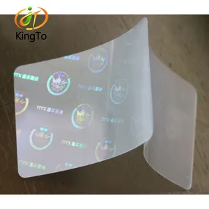 Trong suốt Glossy Holographic Laminate Pouch cho giấy chứng nhận hoặc thẻ kinh doanh