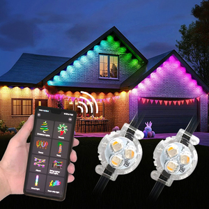 Sumber Cahaya LED Pixel RGBW IP68 Tahan Air Garansi 10 Tahun Lampu Natal Luar Ruangan Permanen Pencahayaan Liburan Hiburan - Product Image 1