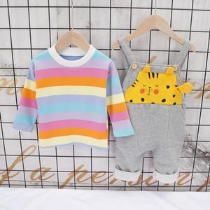 Conjuntos para Niños, Trajes Deportivos para Bebés, Pantalones Vaqueros Elegantes para Niños con Lindo Estampado de Tigre, Venta al Por Mayor - Product Image 1