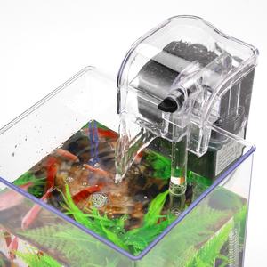 อ่างเลี้ยงปลาแบบใสมีไฟ LED สีขาวสว่างสว่างเป็นพิเศษกรองระบบนิเวศตู้ปลาขนาดเล็กผ่าน USB - Product Image 5