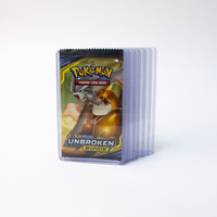 Booster Pack Toploaders - Carte promotionnelle scellée pour Pokémon YuGiOh Booster Pack Hard Sleeve