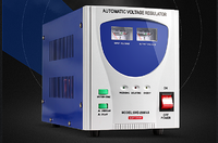 Régulateur de courant alternatif automatique de haute précision 10KVA 220V SVC contrôle de servomoteur affichage LED stabilisateur de tension monophasé