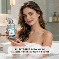 Gel Douche Hydratant Format Mini 60ml, Parfum Luxe, Ingrédients Floraux, Idéal Voyage, Hôtel, SPA