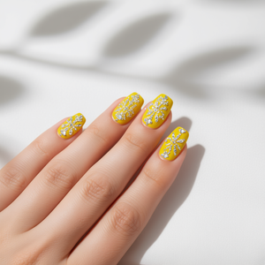 Adesivi con strass ILAN 3-6MM Giallo circa 275 pezzi per decorazioni nail art - Product Image 2