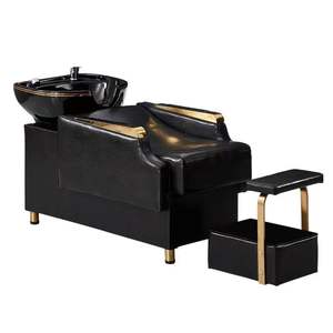 Sillón de Barbería Profesional de Diseño Moderno y Lujoso con Lavabo para Salón de Belleza - Product Image 6