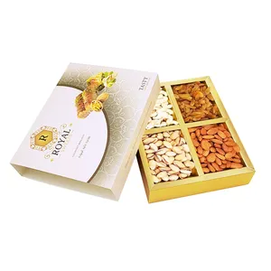 Luxury Hazelnut Walnut Kernels Cashew Dry Fruits Nuts Gift Nut Packaging Box For Nuts