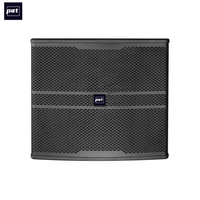 Haut-parleur de basses actif 18 pouces Pat KP-6018s, bobine 100 mm, MDF laqué, idéal pour bars, concerts et spectacles sur scène - Prix usine, offre spéciale