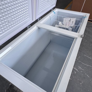 Congélateur horizontal à double porte commercial, grande capacité, alimentation électrique, pour usage domestique et hôtelier - Product Image 6