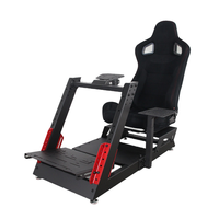 Nouveau simulateur de course professionnel avec support de jeu, volant et sièges pour jeux de voiture à vendre