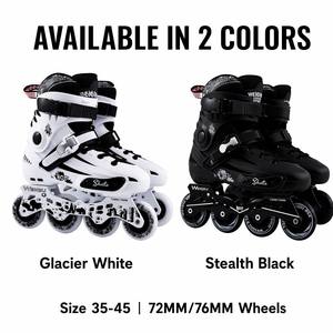 Patins à roulettes en ligne unisexes pour adultes OEM, coque rigide en PP, roulement ABEC-9, cadre en alliage d'aluminium CNC, roue en PU hautement élastique, vente en gros - Product Image 4
