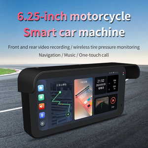 6.25 inch xách tay GPS navigation hiển thị Carplay không thấm nước kép máy ảnh TPMS Cảm biến áp suất lốp Android hệ thống tự động cho - Product Image 5